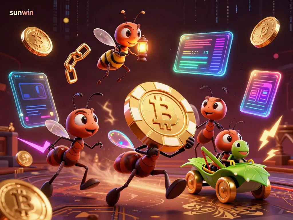 Experience thrilling gameplay at sunwin with animated characters navigating a heist for gold chips.